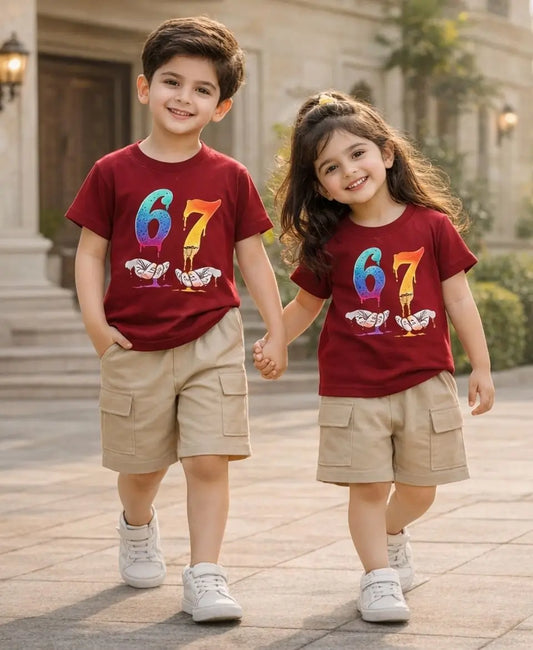 Drip 67 Graphic Summer Kids Suit Set