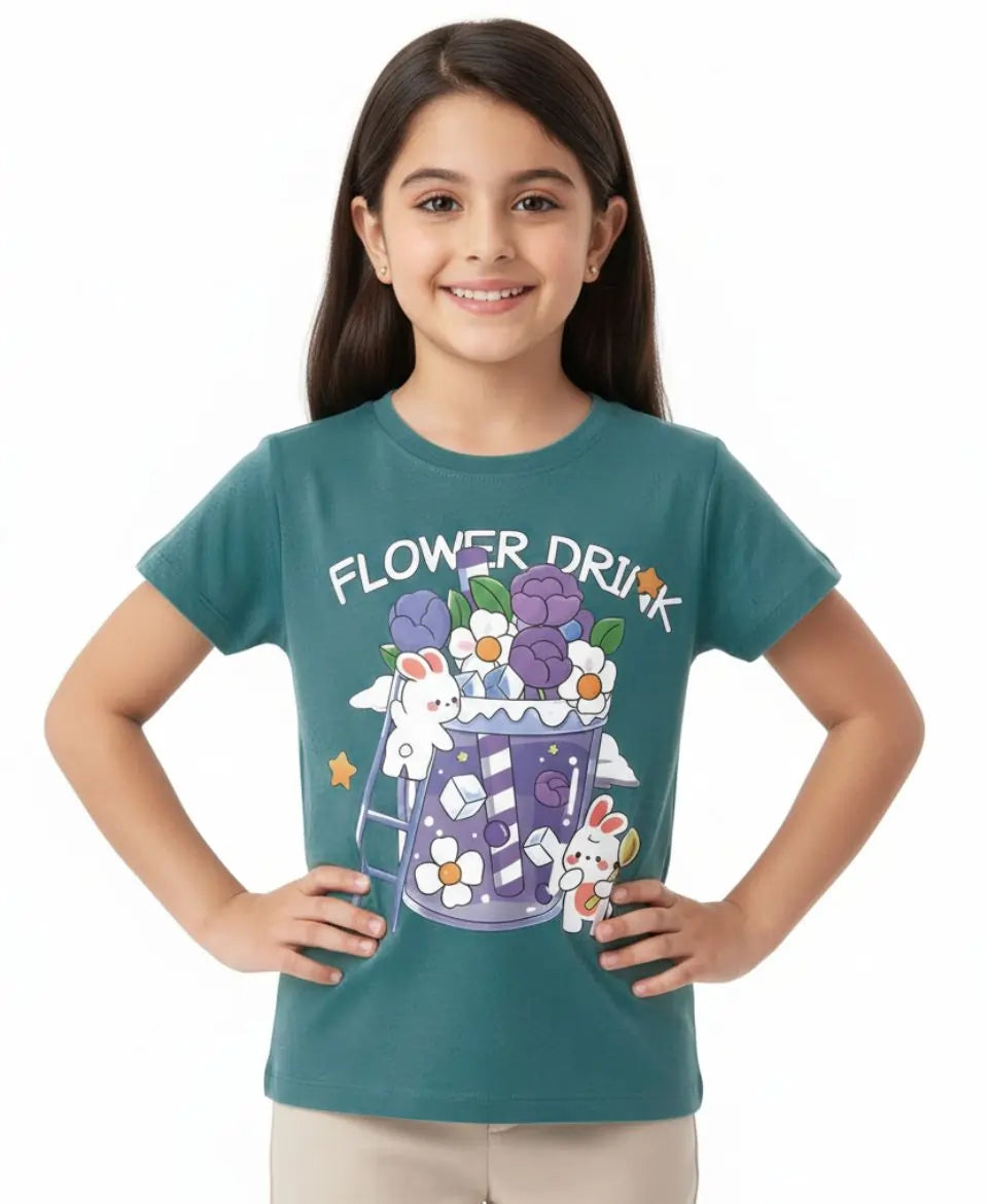 Flower Drink T-Shirt