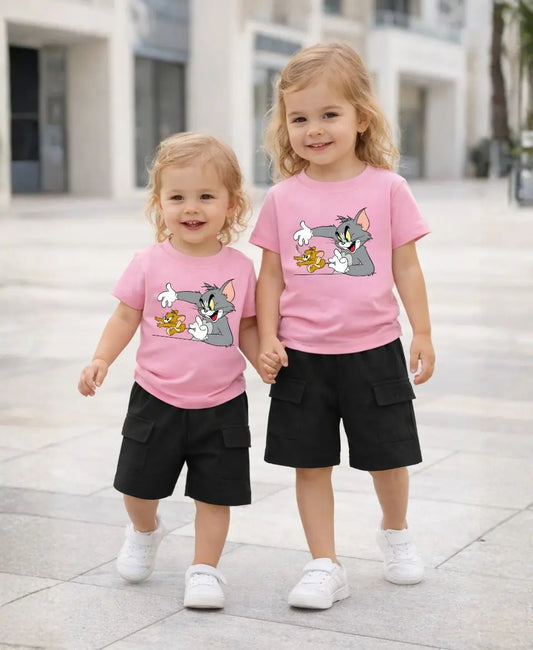Tom & Jerry Graphic Summer Suit Set