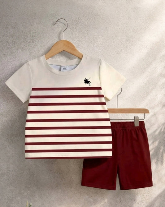 Signature Navy Polo & Khaki Chino Set