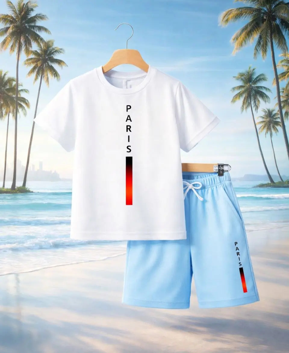 Paris Gradient Summer Suit Set