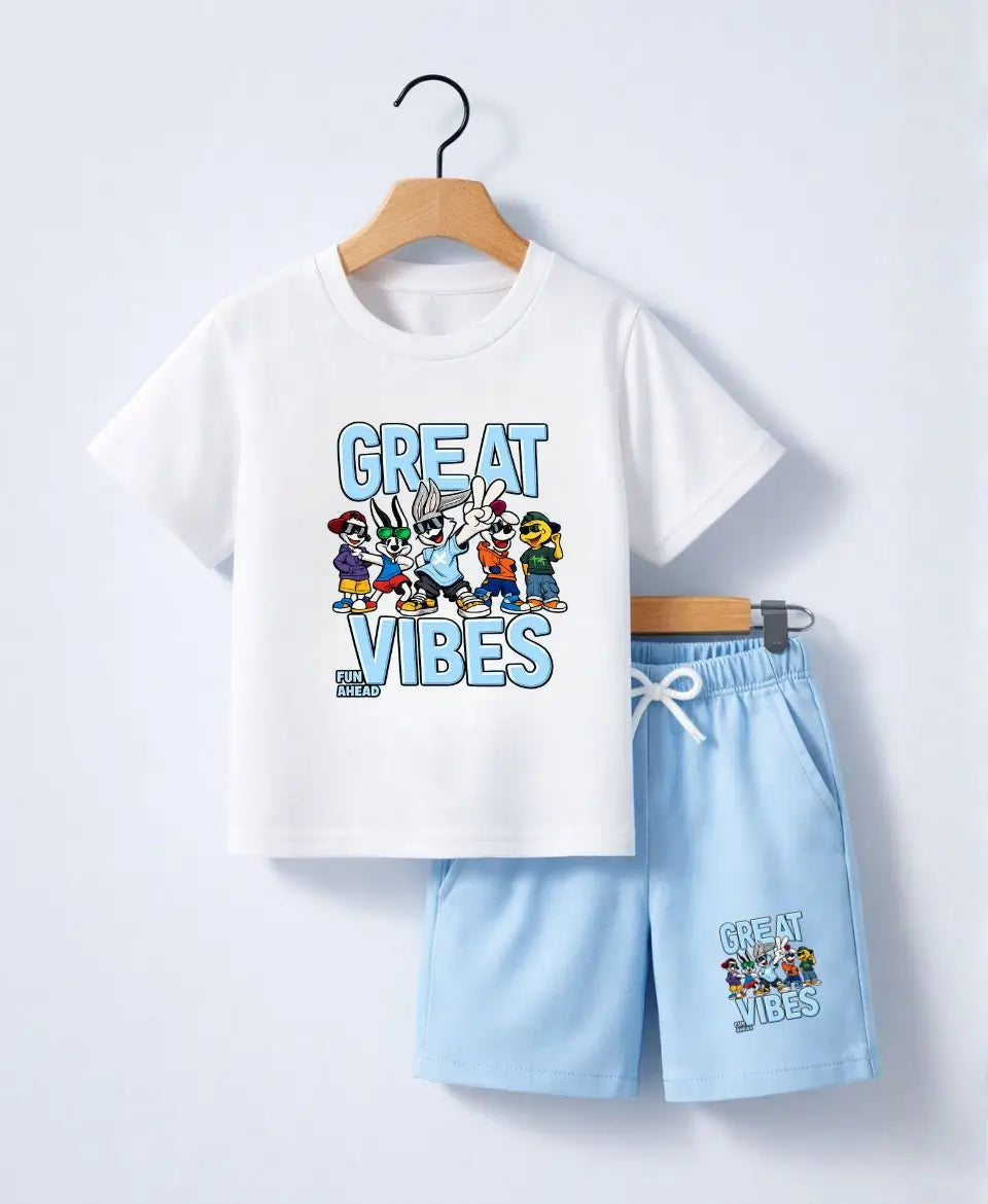 Great Vibes Graphic Suit Set