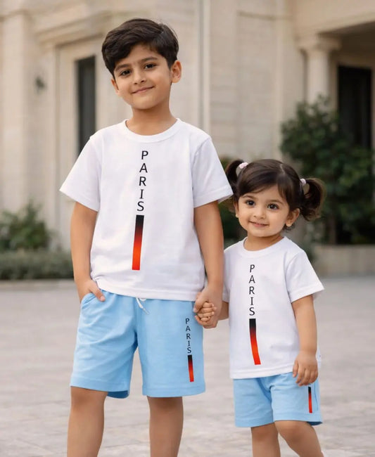 Paris Gradient Summer Suit Set