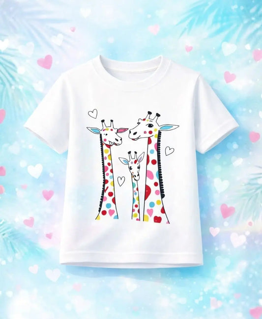 Love Giraffe Family T-Shirt