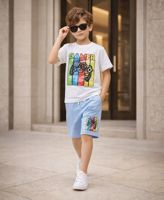 Retro Gamer Summer Suit Set