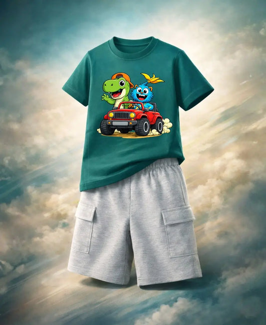 Dino Jeep Adventure Suit Set