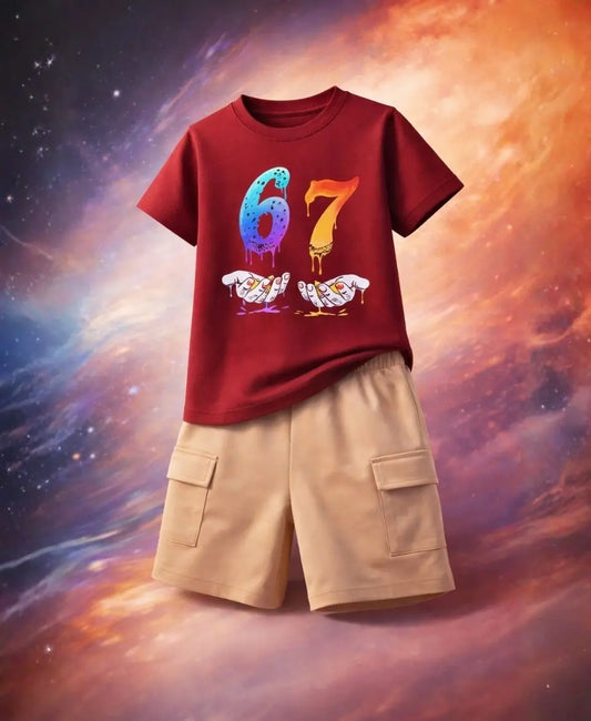 Drip 67 Graphic Summer Kids Suit Set