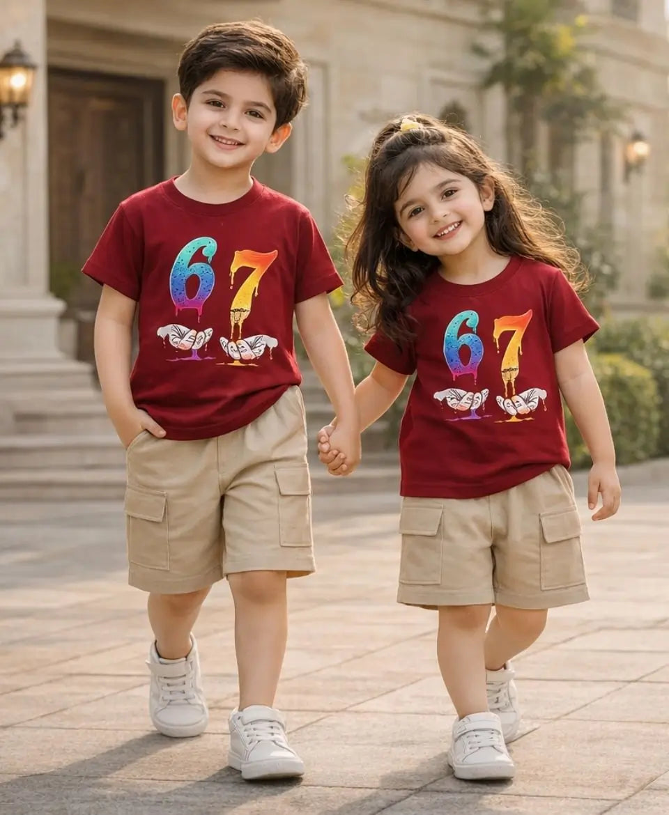 Drip 67 Graphic Summer Kids Suit Set