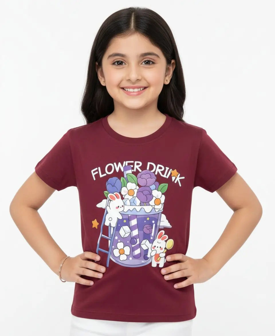 Flower Drink T-Shirt