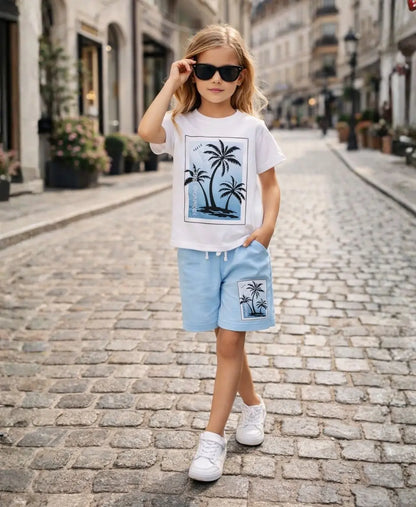 Palm Paradise Summer Suit Set