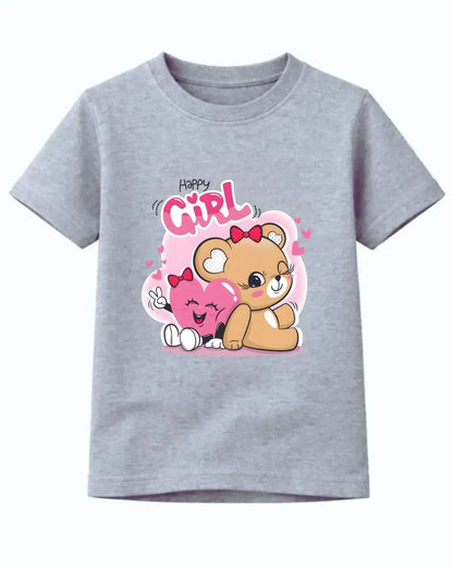 Happy Girl Teddy T-Shirt