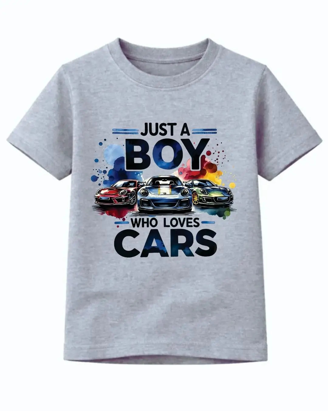 Just a Boy Who Loves Cars T-Shirt