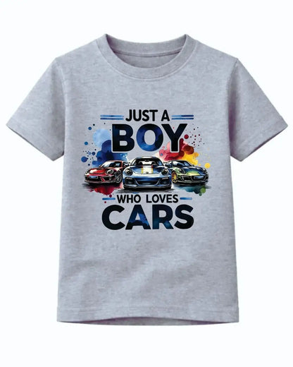 Just a Boy Who Loves Cars T-Shirt