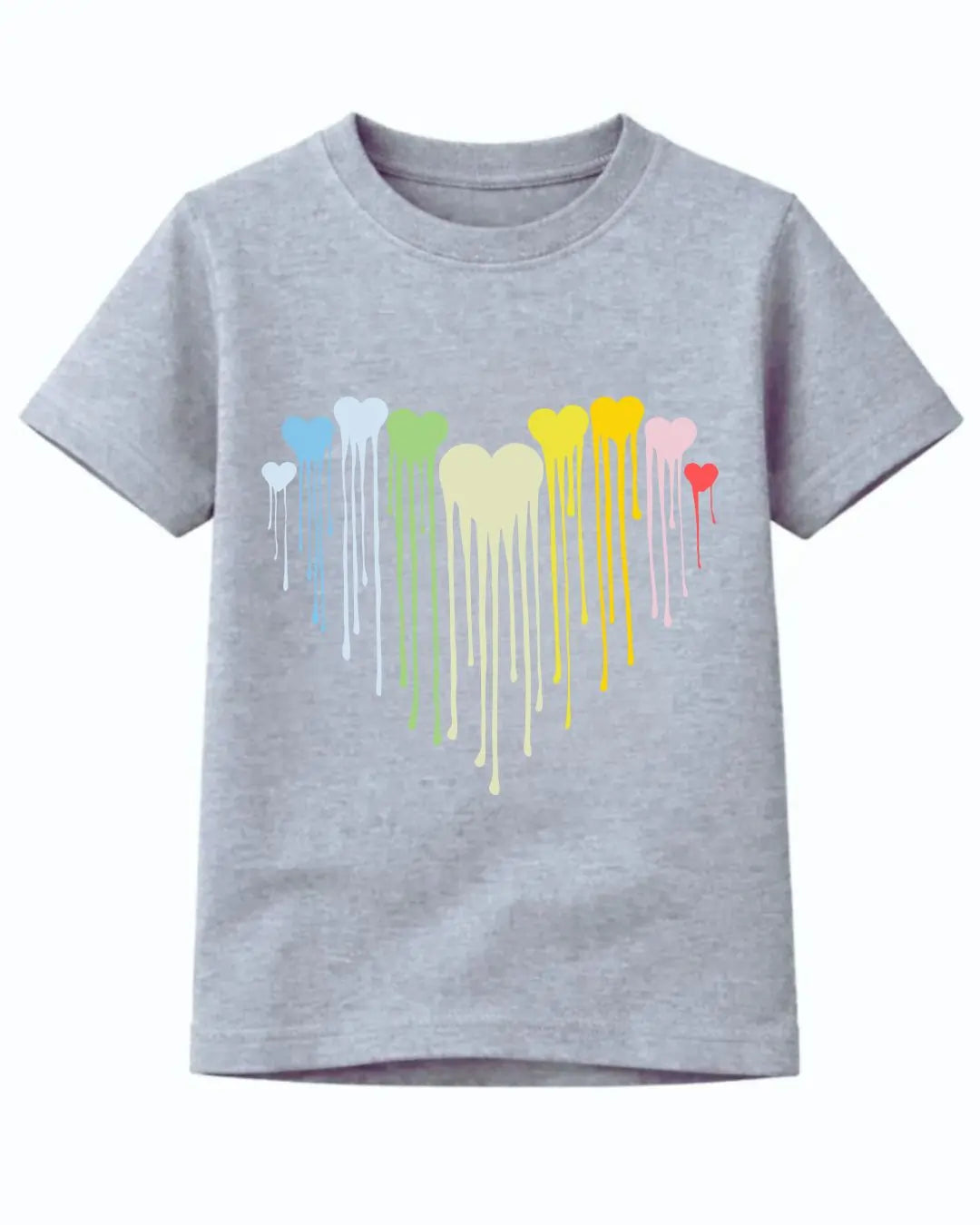 Pastel Drip Hearts T-Shirt