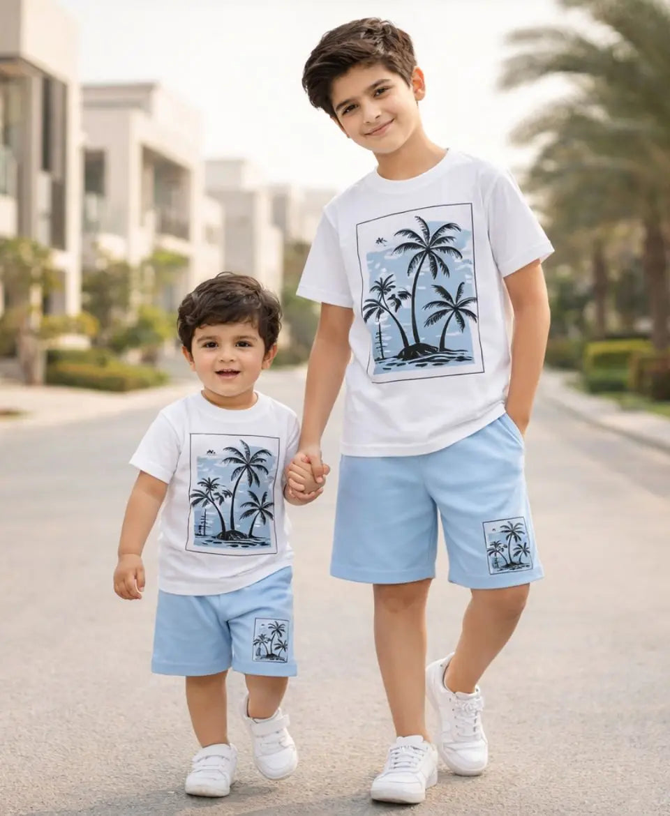 Palm Paradise Summer Suit Set