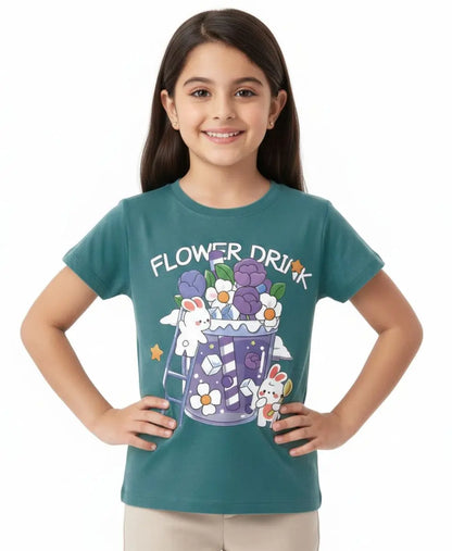 Flower Drink T-Shirt