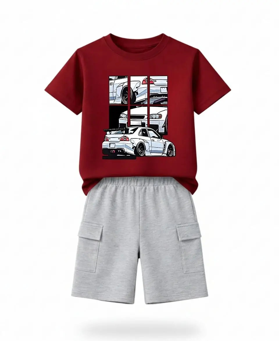 Street Racer Panel Kids Suit Set