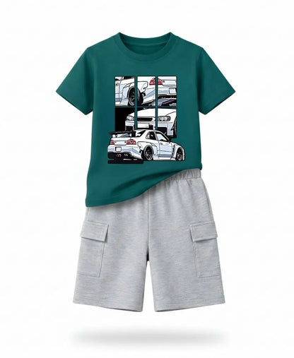 Street Racer Panel Kids Suit Set
