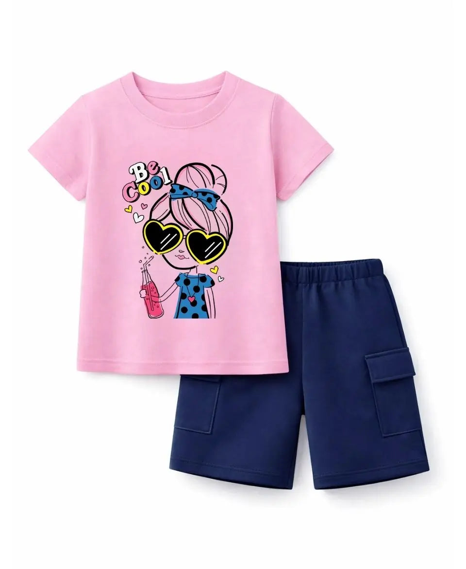 Be Cool Girl White Summer Suit Set