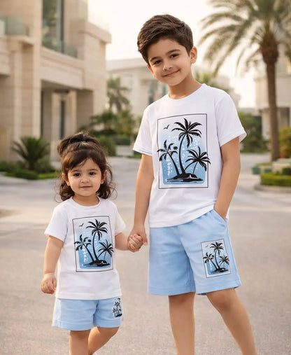 Palm Paradise Summer Suit Set