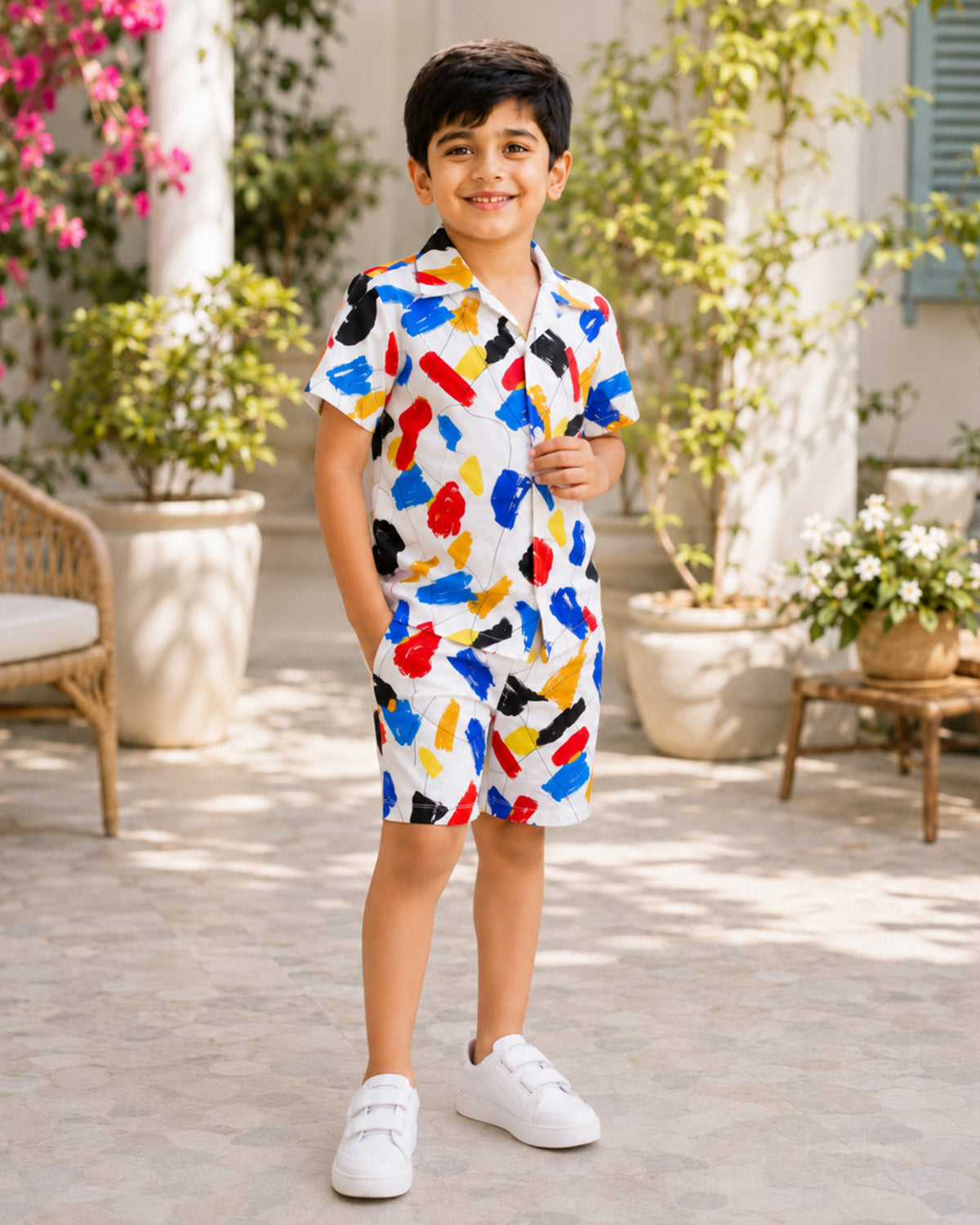 Rainbow Brushstroke Co-Ord Set