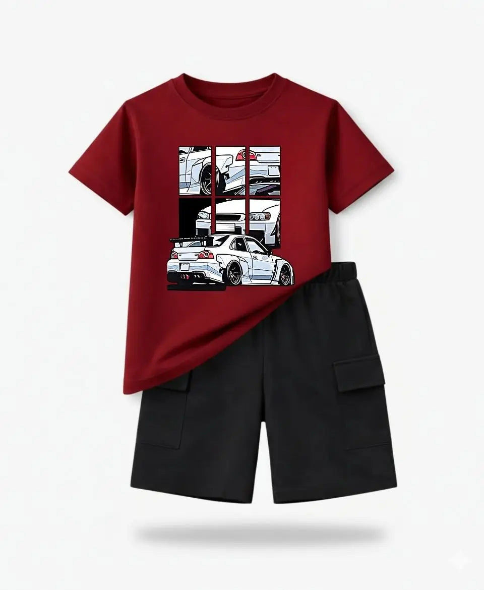 Midnight Street Racer Kids Suit Set