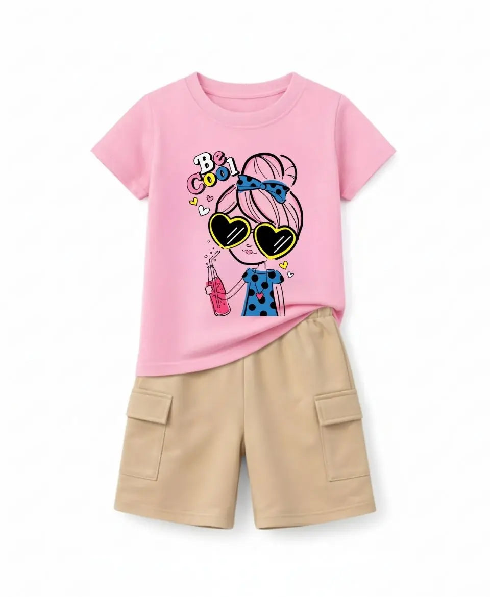 Be Cool Girl Summer Suit Set
