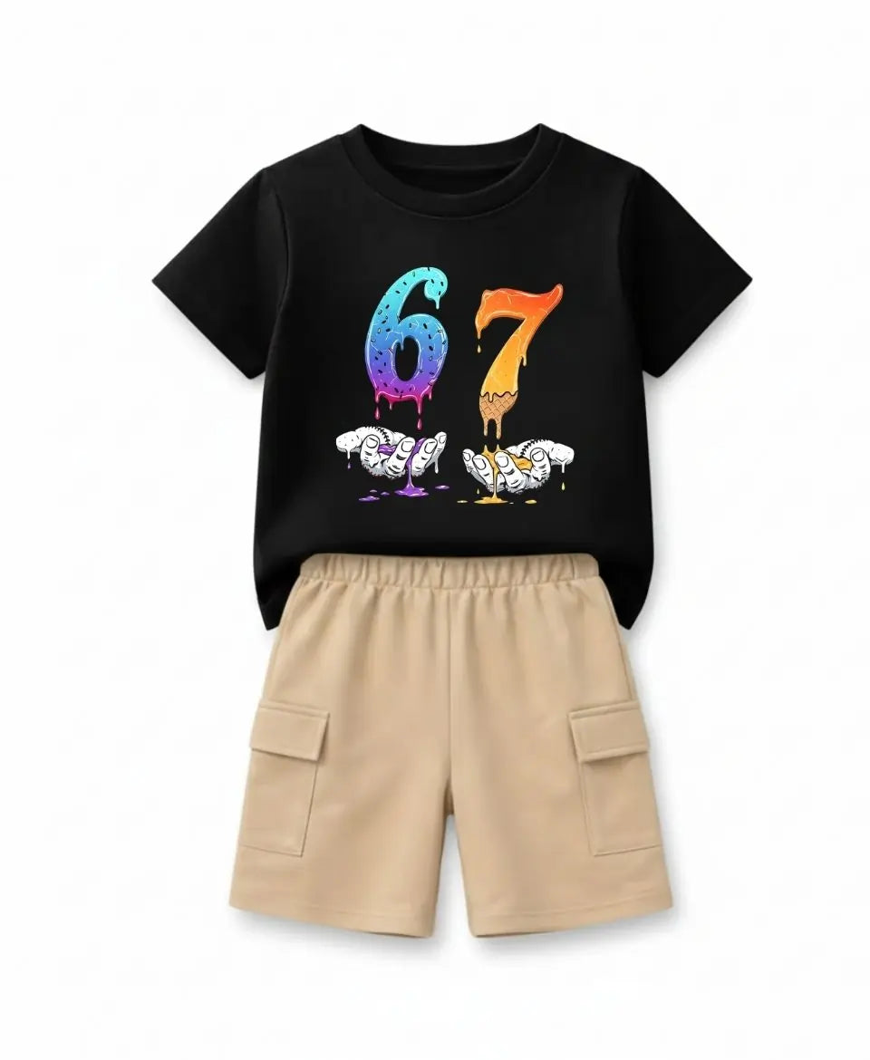 Drip 67 Graphic Summer Kids Suit Set