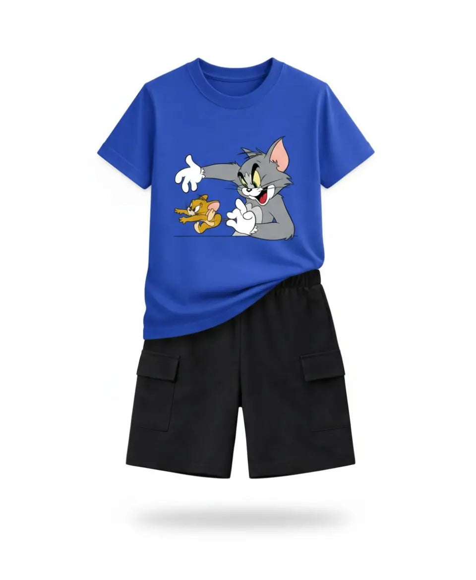 Tom & Jerry Graphic Summer Suit Set