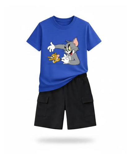 Tom & Jerry Graphic Summer Suit Set