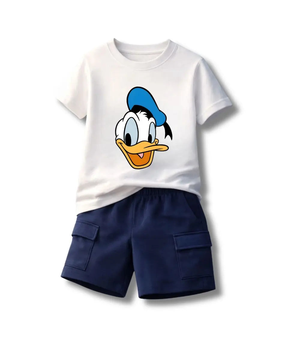 Happy Duck Face Kids Suit Set