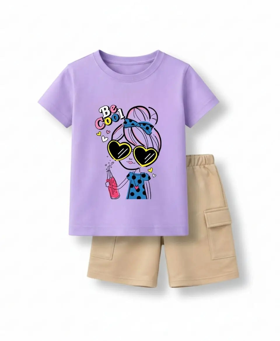Be Cool Girl Summer Suit Set