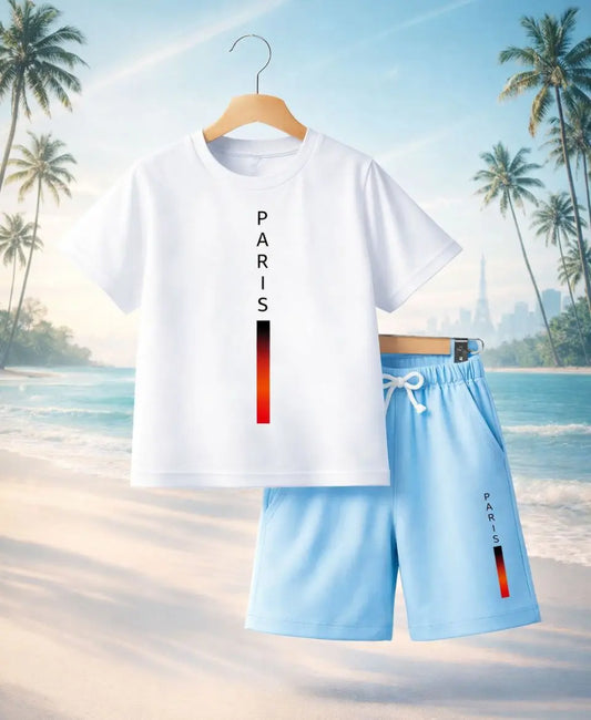 Paris Gradient Summer Suit Set