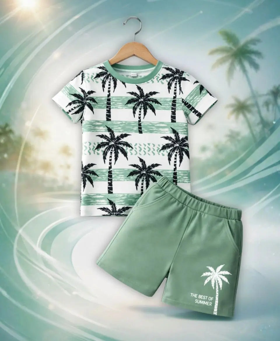 Palm Summer Suit Set