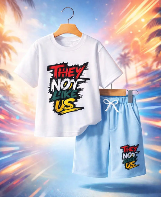They Not Like Us Summer Suit Set