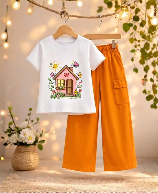 Sweet Home Girls Suit Set