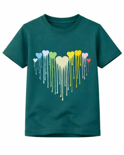 Pastel Drip Hearts T-Shirt