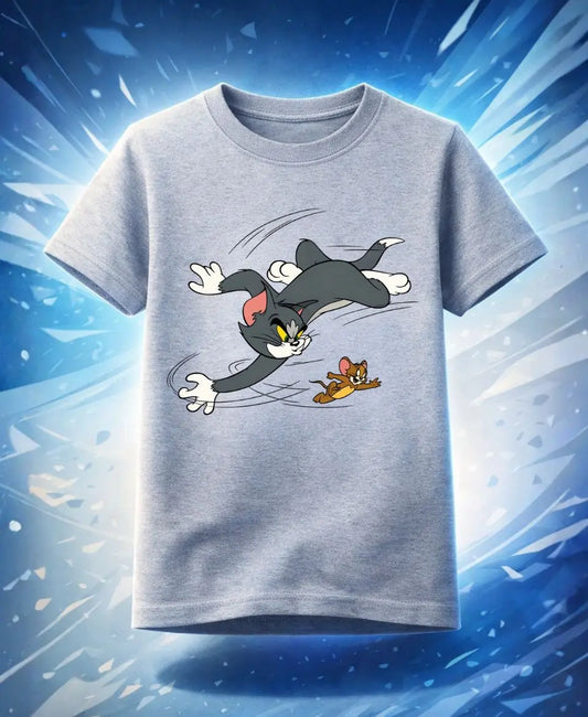Boys Fast Cat & Mouse Chase T-Shirt