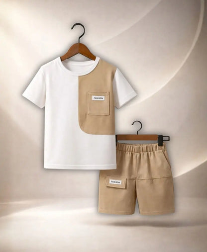 Fashion Pocket Suit Set