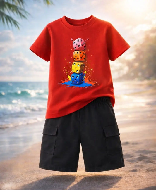 Color Stack Dice Kids Suit Set