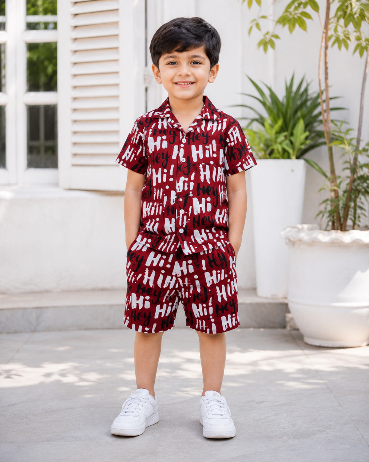 Crimson Script Co-Ord Set