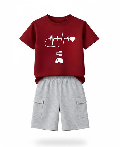 Heartbeat Gamer Kids Suit Set