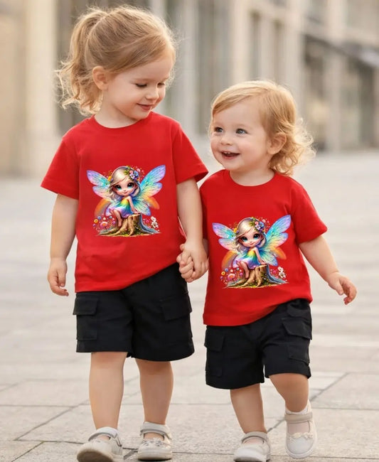 Rainbow Fairy Magic Girls Suit Set