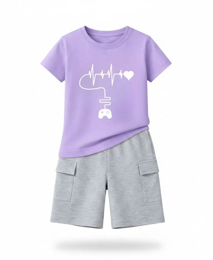 Heartbeat Gamer Kids Suit Set