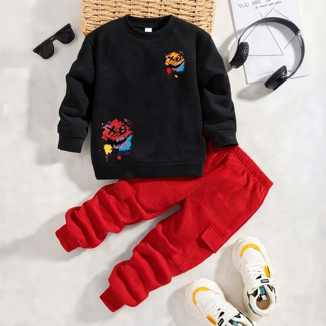 Trendy Boys 2-Piece Winter Co-Ord Set