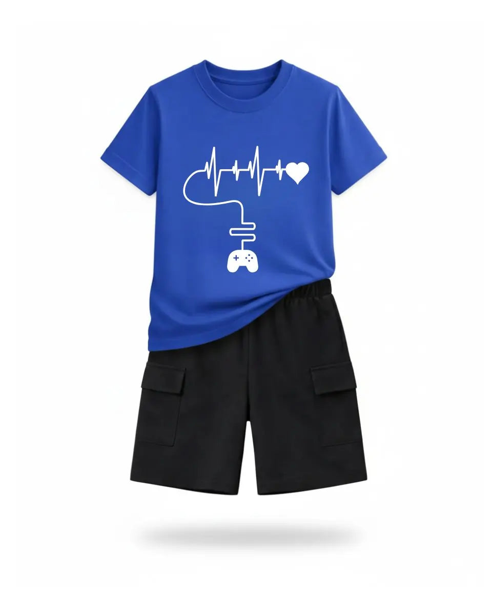 Heartbeat Gamer Kids Suit Set