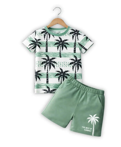 Palm Summer Suit Set