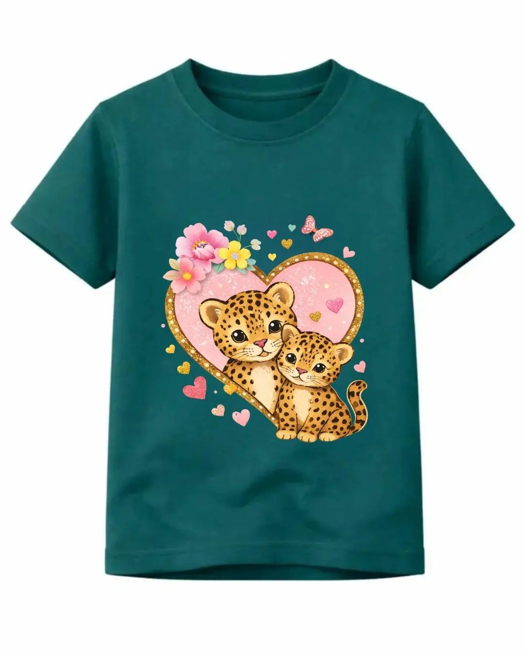 Leopard Love Girls T-Shirt