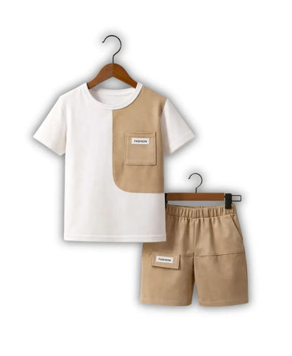 Fashion Pocket Suit Set