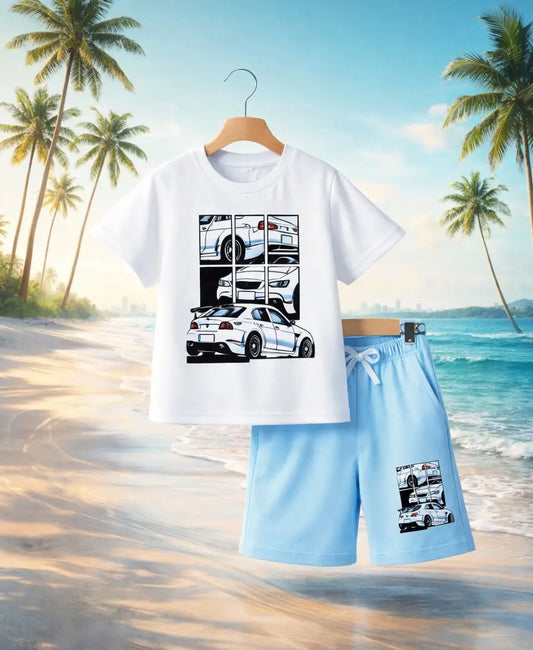 Speed Drive Car Summer Suit Set